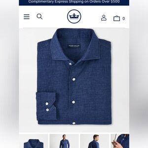 Peter Millar linen shirt